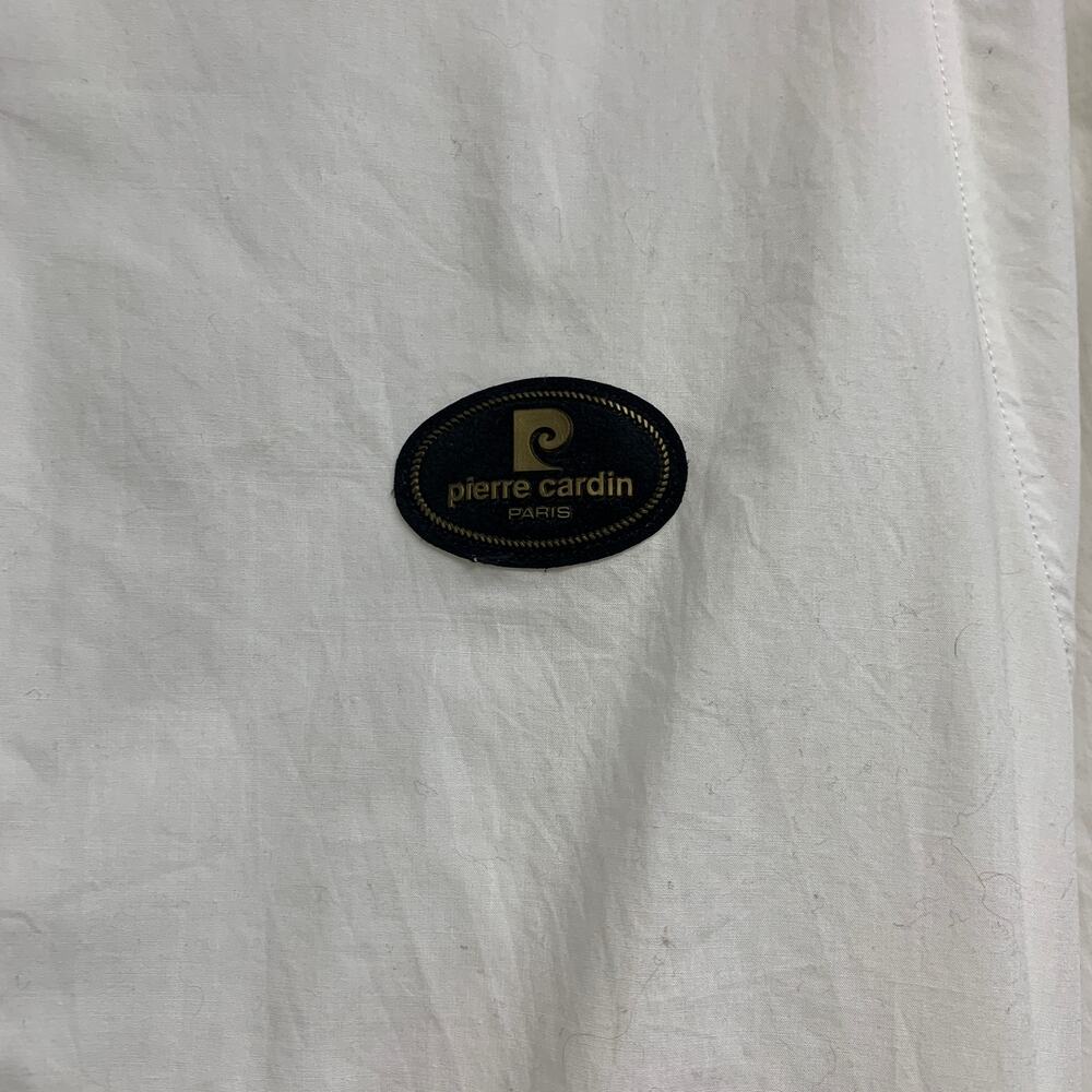 Vintage Pierre Cardin Size L White Zip Up Snap Button Light Jacket - Picture 5 of 8